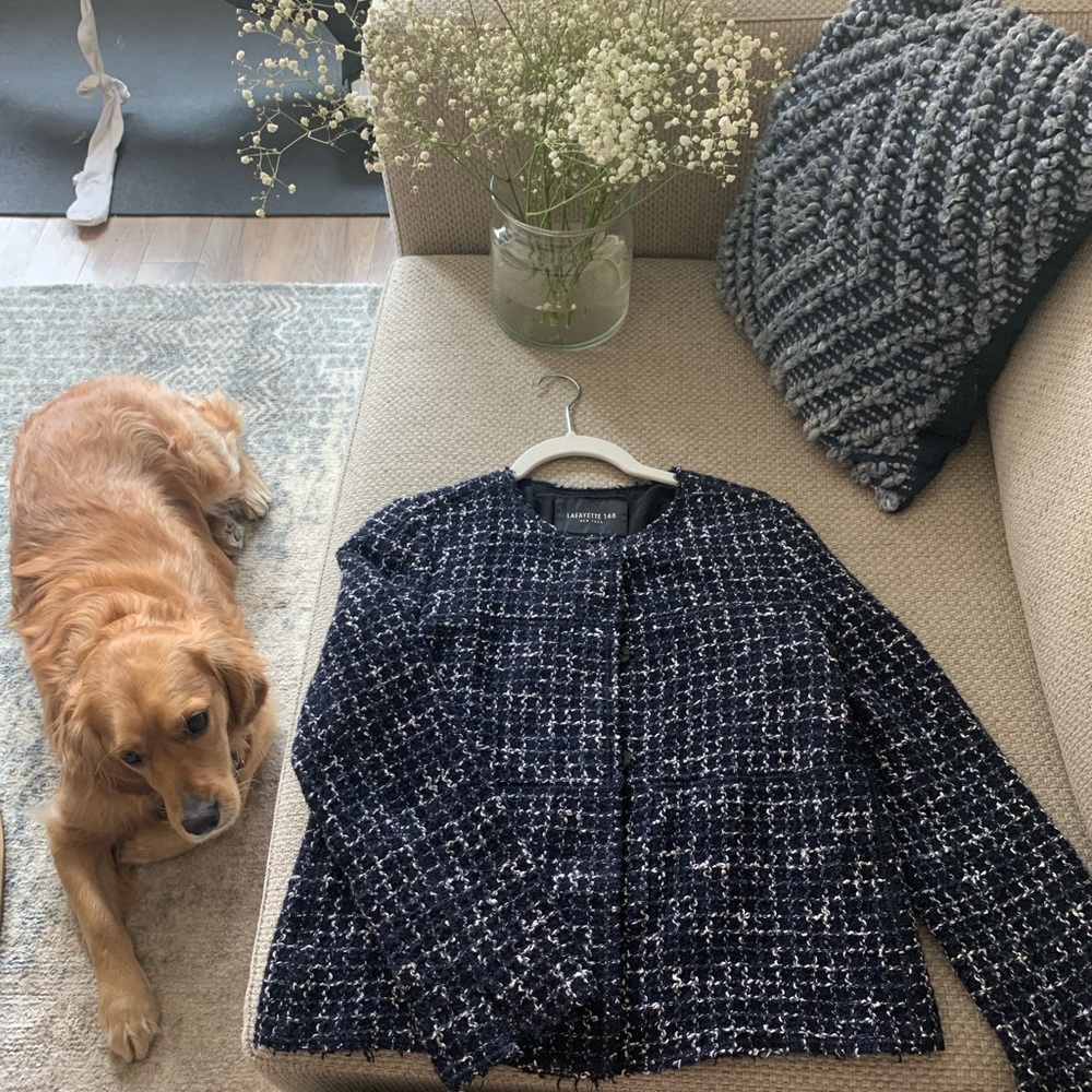 Lafayette 148 blazer (puppy not included)